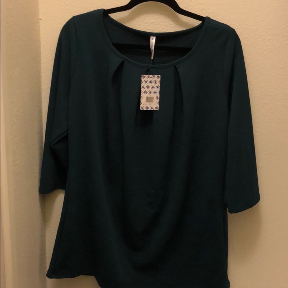 Pleated blouse